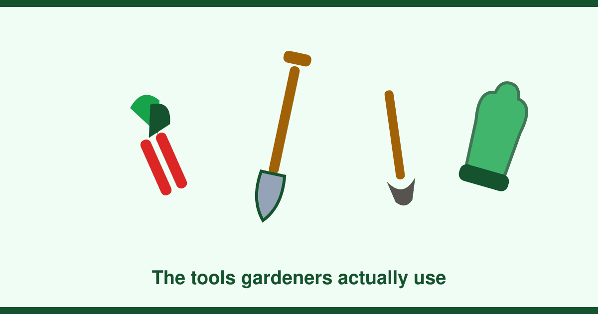 The Tools a Professional Gardener Actually Uses — and the Ten Worth Owning Yourself